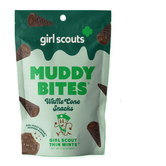 Muddy Bites Thin Mints Waffle Cone Snacks image 0
