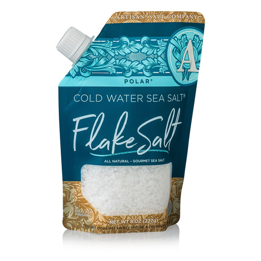 Artisan Polar Cold Water Flake Sea Salt 8oz image 0