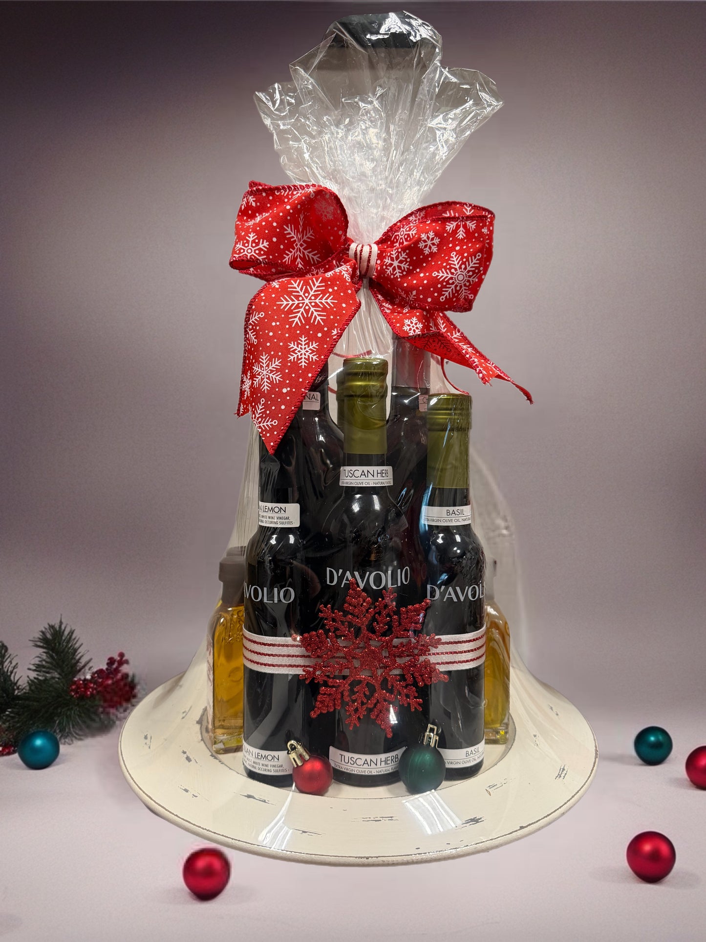 Holiday 12 Bottle Oil & Balsamic Tray