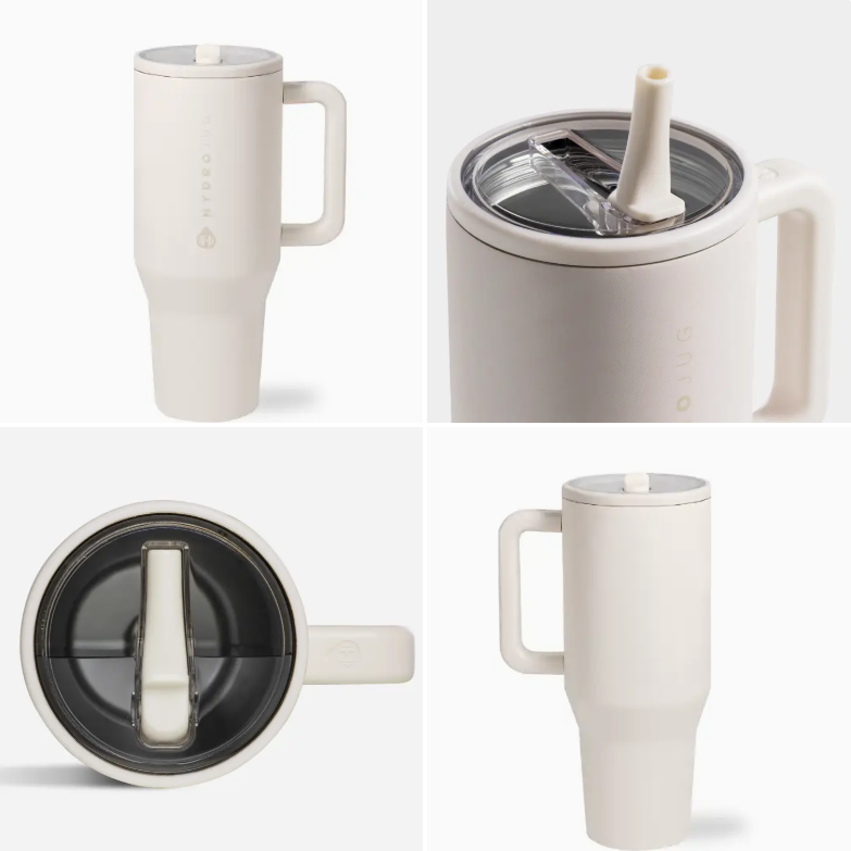 HydroJug 32oz Traveler Tumbler Cream