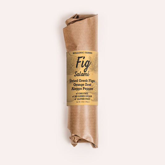 Hellenic Farms Orange Zest and Pepper Fig Salami image 0