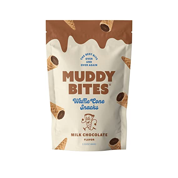 Muddy Bites Milk Chocolate Waffle Cone Snacks image 0