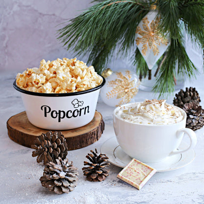 Popcorn Kernels - Baby White 2 Pound Bag - Hulless Pop Corn