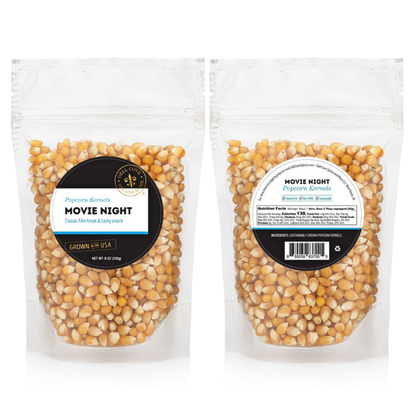 Popcorn Kernels - Movie Night Theater Snack - Half Pound Bag