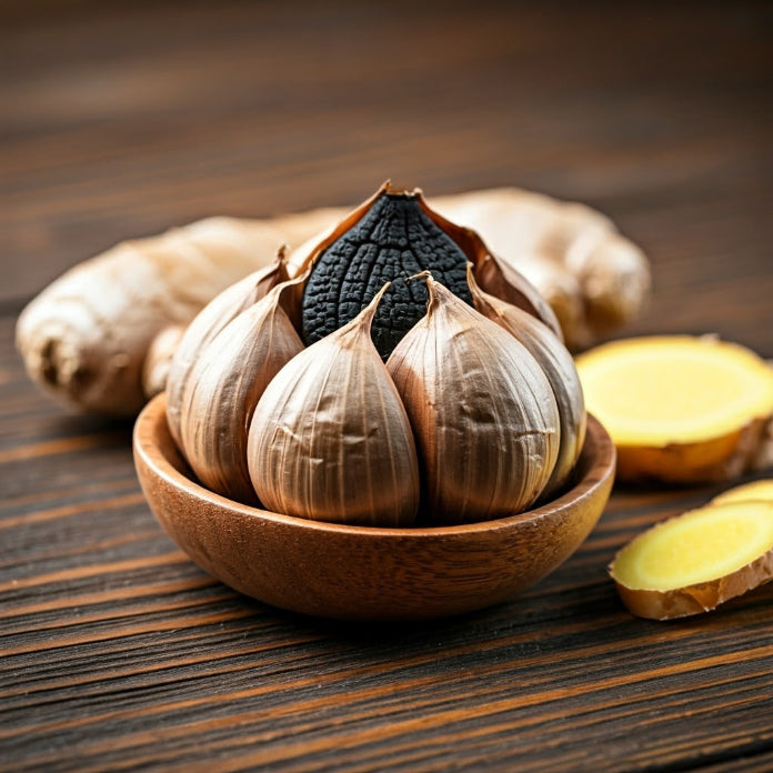 Ginger and Black Garlic Infused Olive Oil