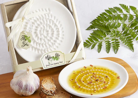 Aglio e Olio Grater and Dipping Plate