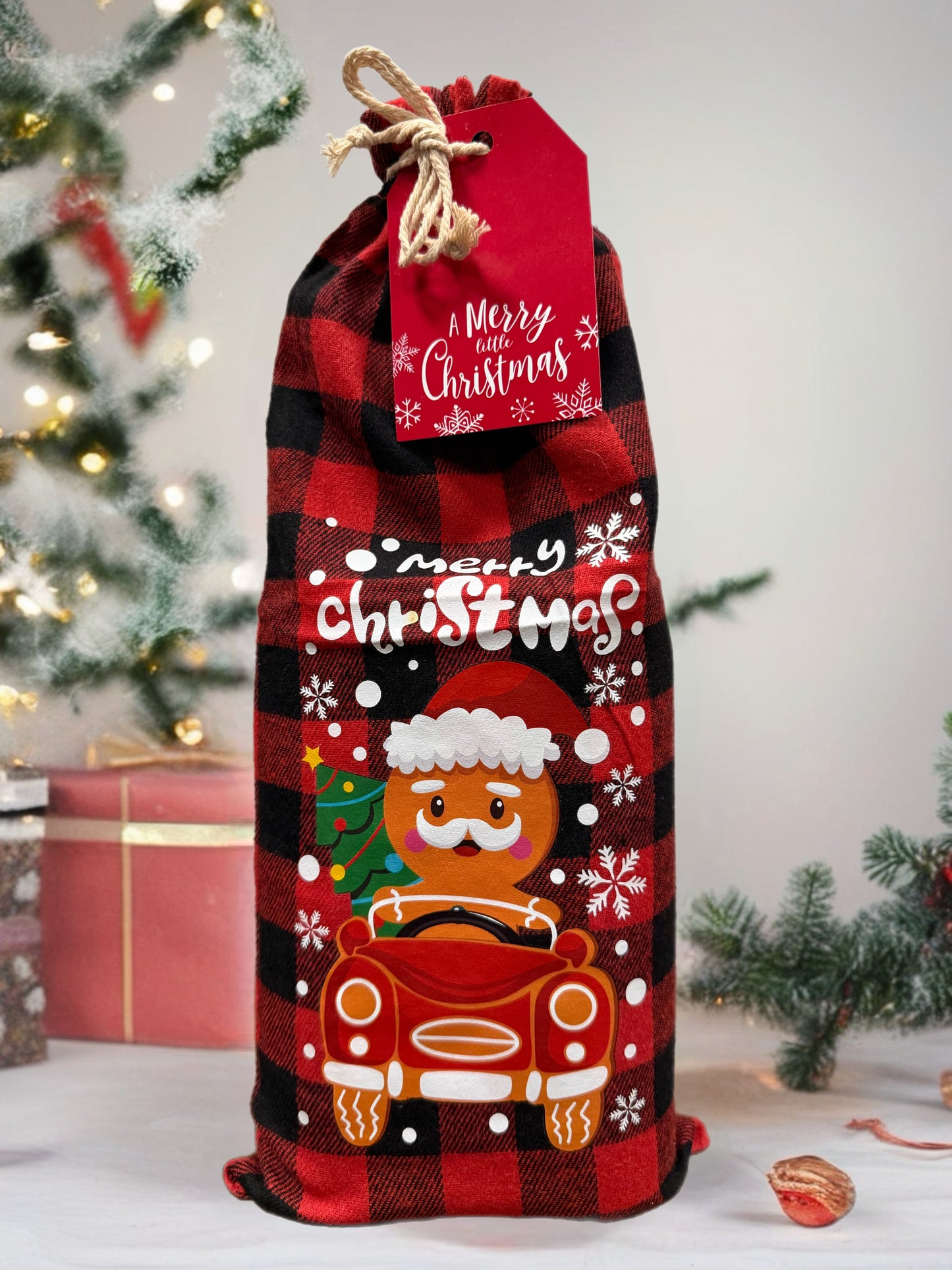 Holiday Gift Sack (2-375ml Bottles)