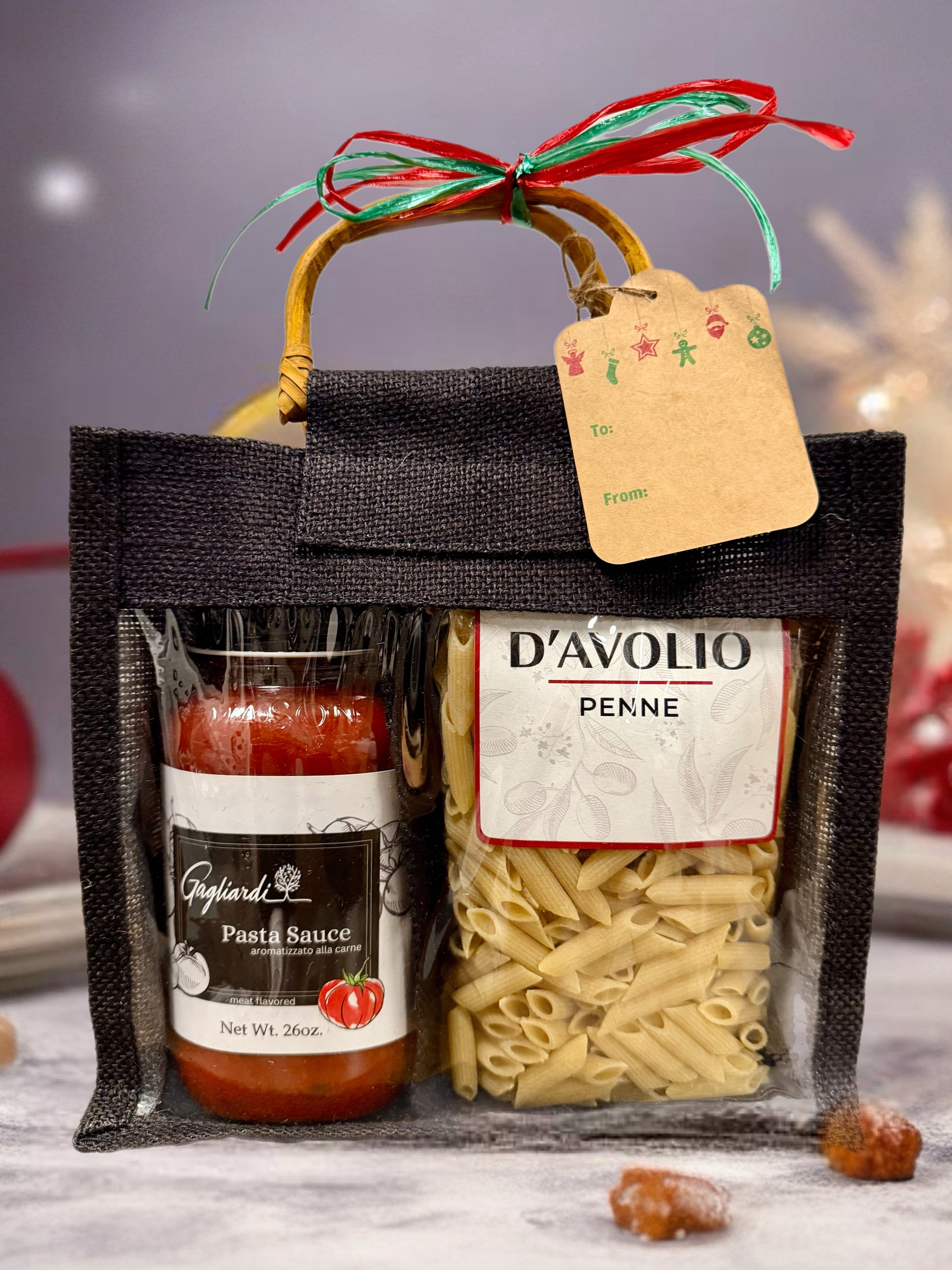 Holiday Pasta & Sauce Bag