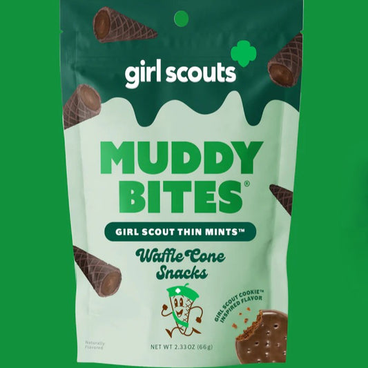 Muddy Bites Thin Mints Waffle Cone Snacks