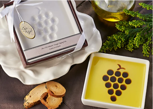 Olive Oil & Balsamic Vinegar Dipping Dish
