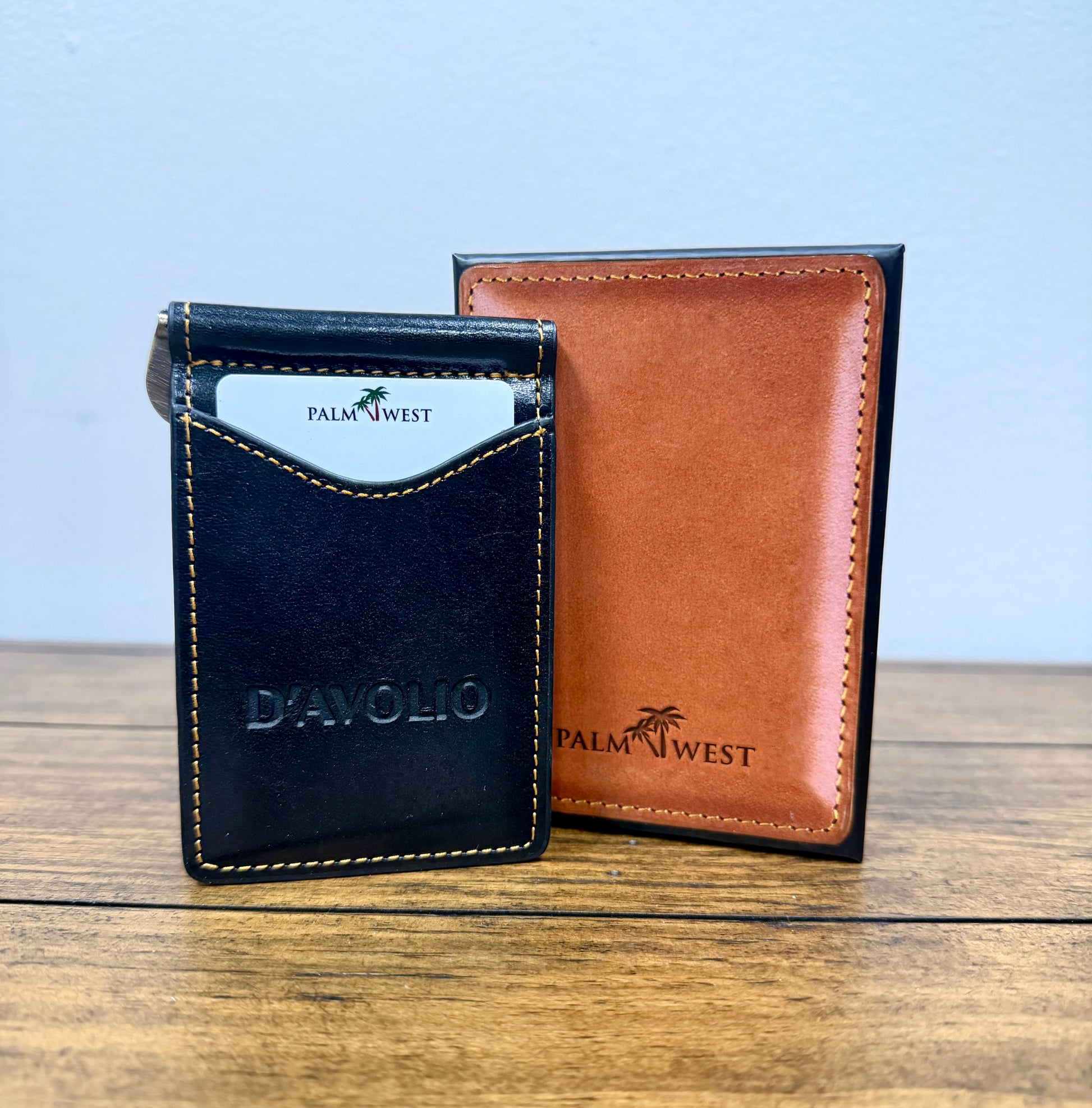 Palm West Leather Wallet / Money Clip Black Palm West Leather Wallet / Money Clip Black