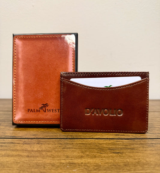 Palm West Leather Minimalist Wallet