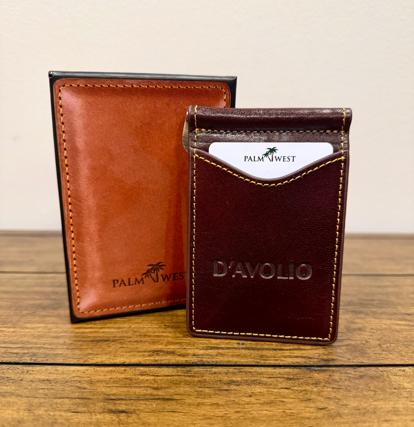 Palm West Leather Wallet / Money Clip