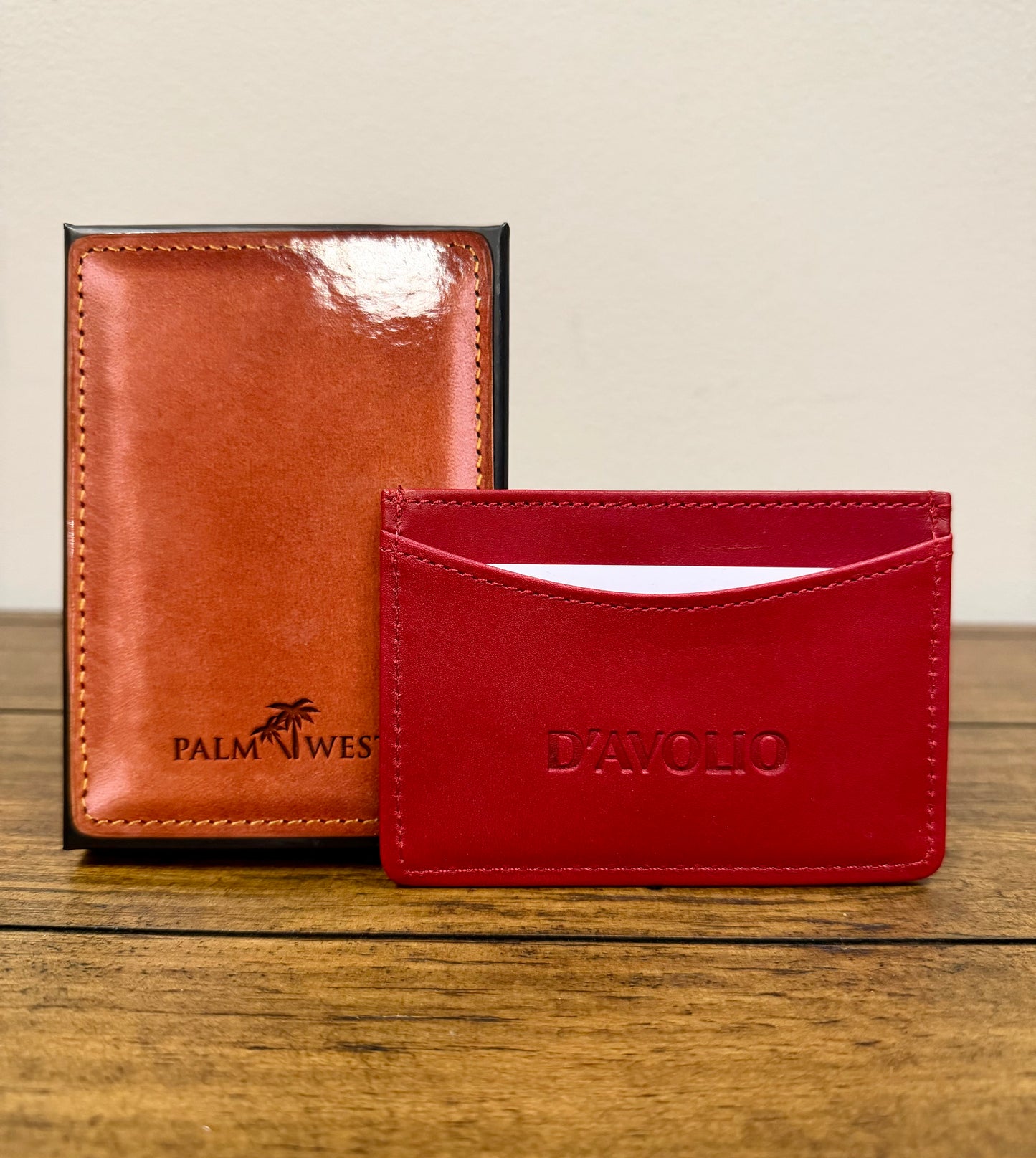Palm West Leather Minimalist Wallet