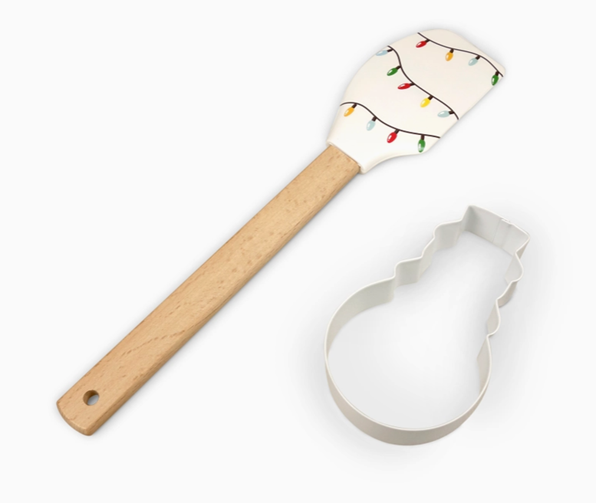 Holiday Spatula & Cookie Cutter Set