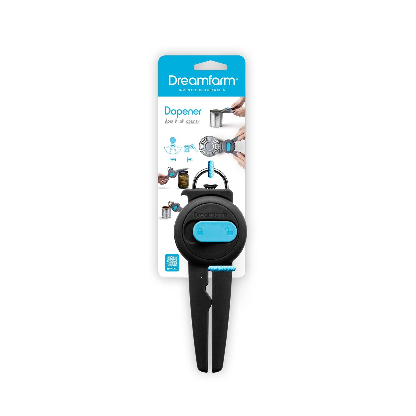 Dopener® - Safety Can Opener, Ring Pull and Jar Opener