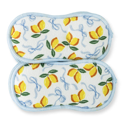 6pc Multipurpose Printed Scrub Sponge - Lemon Bows