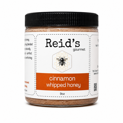 Cinnamon Whipped Honey, Small-Batch, All Natural, Spreadable