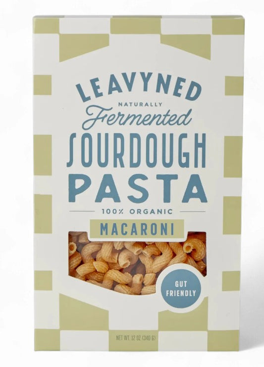 Leavyned Sourdough Pasta - Macaroni